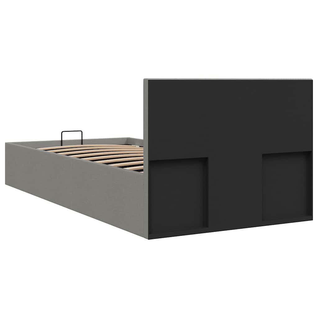 Giroletto Idraulico Contenitore Grigio Chiaro Tessuto 90x200cm | homemem39