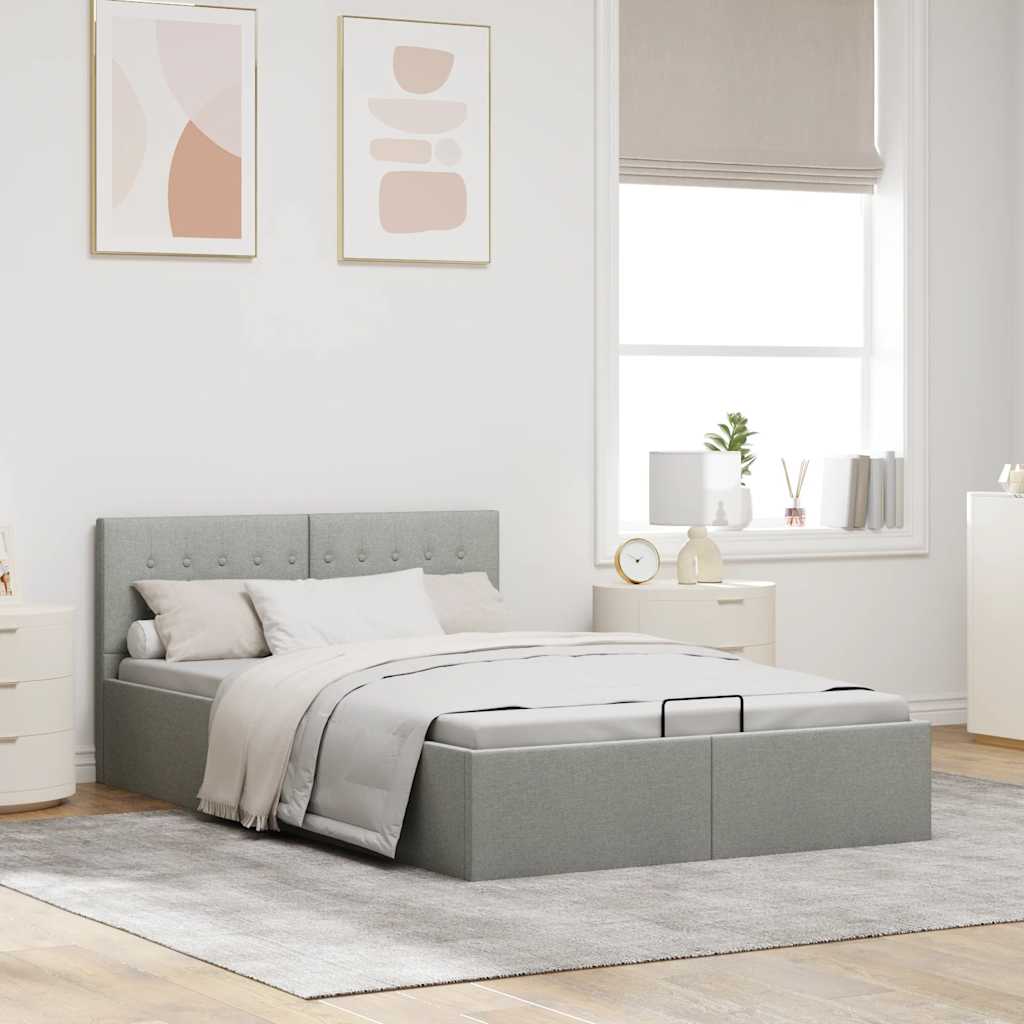 Giroletto Idraulico Contenitore Grigio Chiaro Tessuto 140x200cm