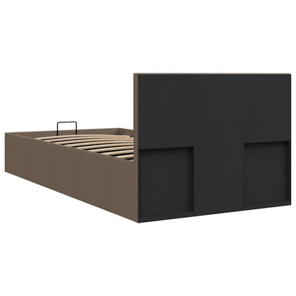Giroletto con Contenitore Grigio Talpa in Tessuto 90x200 cm | homemem39