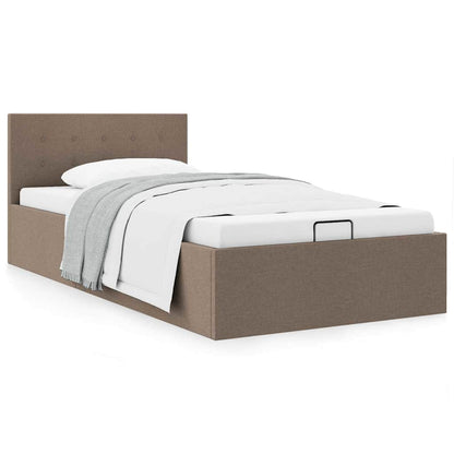 Giroletto con Contenitore Grigio Talpa in Tessuto 90x200 cm | homemem39
