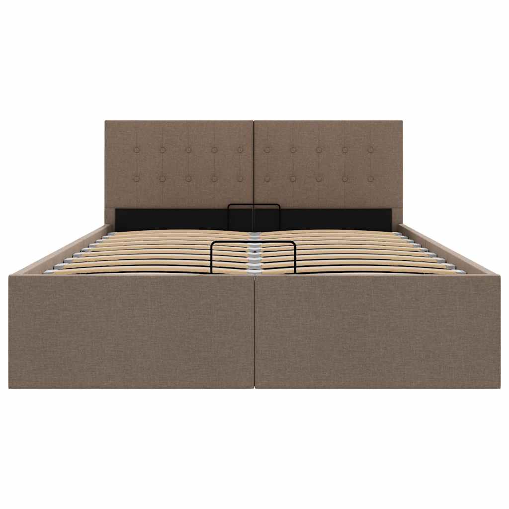 Giroletto con Contenitore Grigio Talpa in Tessuto 120x200 cm