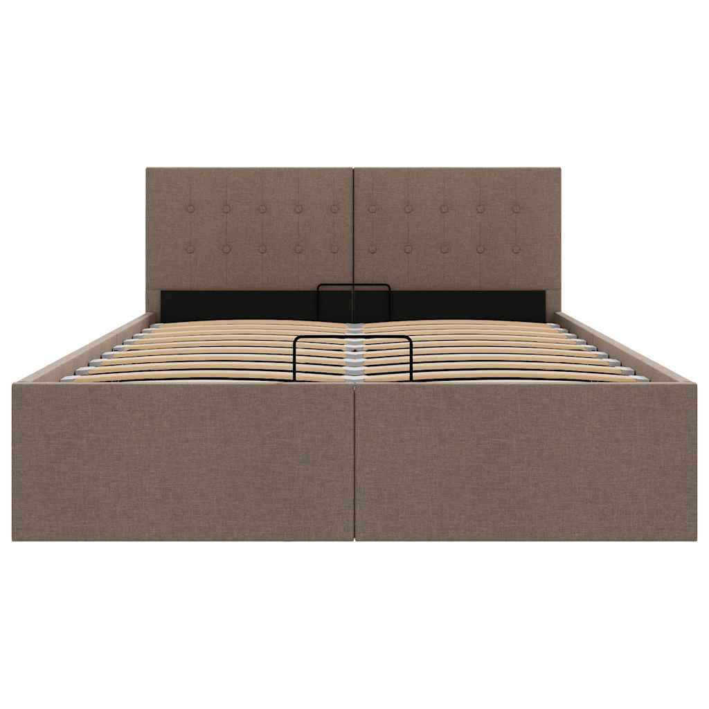 Giroletto con Contenitore Grigio Talpa in Tessuto 140x200 cm | homemem39