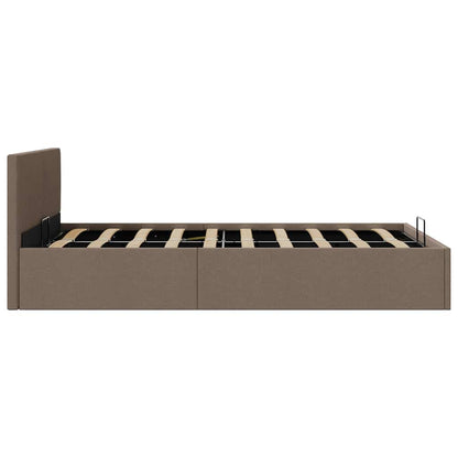 Giroletto con Contenitore Grigio Talpa in Tessuto 140x200 cm | homemem39