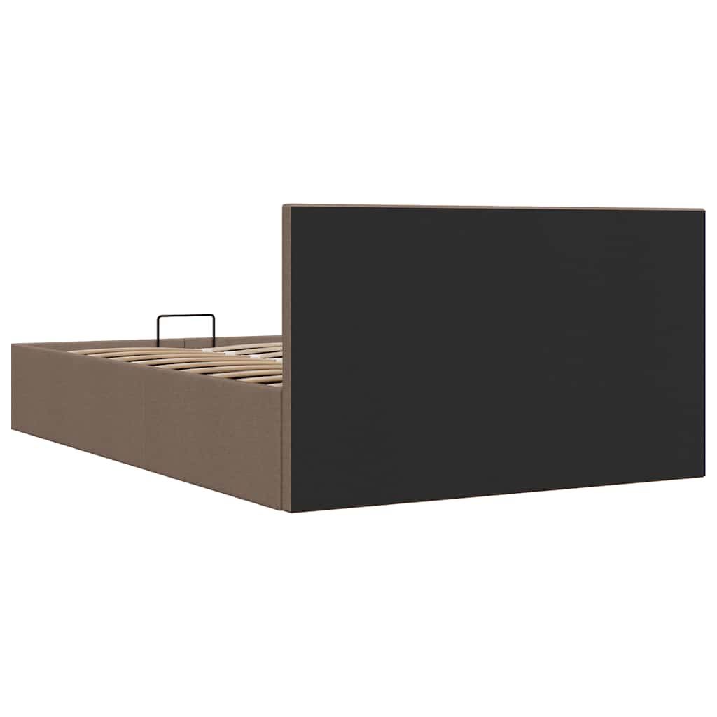Giroletto con Contenitore Grigio Talpa in Tessuto 140x200 cm
