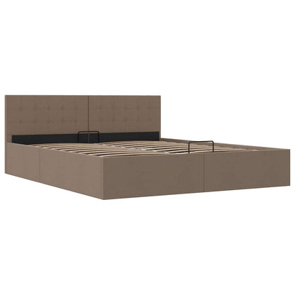 Giroletto con Contenitore Grigio Talpa in Tessuto 180x200 cm | homemem39