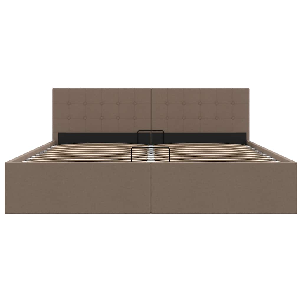Giroletto con Contenitore Grigio Talpa in Tessuto 180x200 cm | homemem39