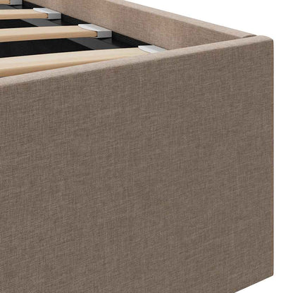 Giroletto con Contenitore Grigio Talpa in Tessuto 180x200 cm | homemem39