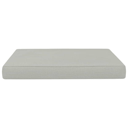 Cuscino per Pavimento e Pallet 60x61,5x6 cm Beige in Tessuto | homemem39