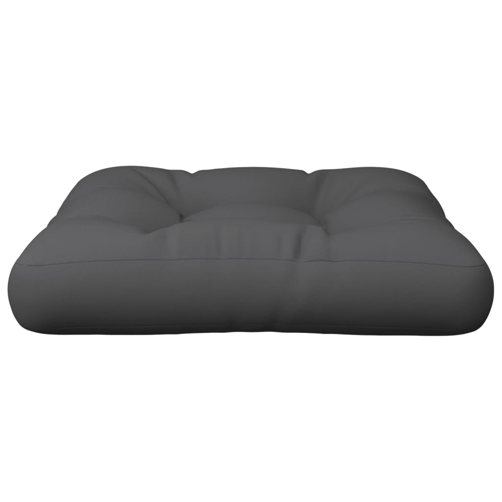 Cuscino per Pallet Antracite 60x61,5x10 cm in Tessuto | homemem39
