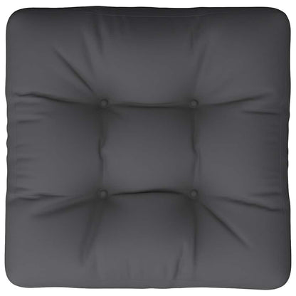Cuscino per Pallet Antracite 60x61,5x10 cm in Tessuto