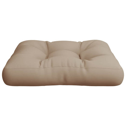 Cuscino per Pallet Tortora 60x61,5x10 cm in Tessuto