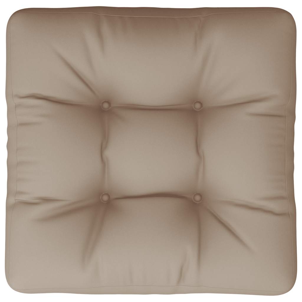 Cuscino per Pallet Tortora 60x61,5x10 cm in Tessuto | homemem39