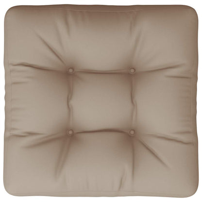 Cuscino per Pallet Tortora 60x61,5x10 cm in Tessuto | homemem39