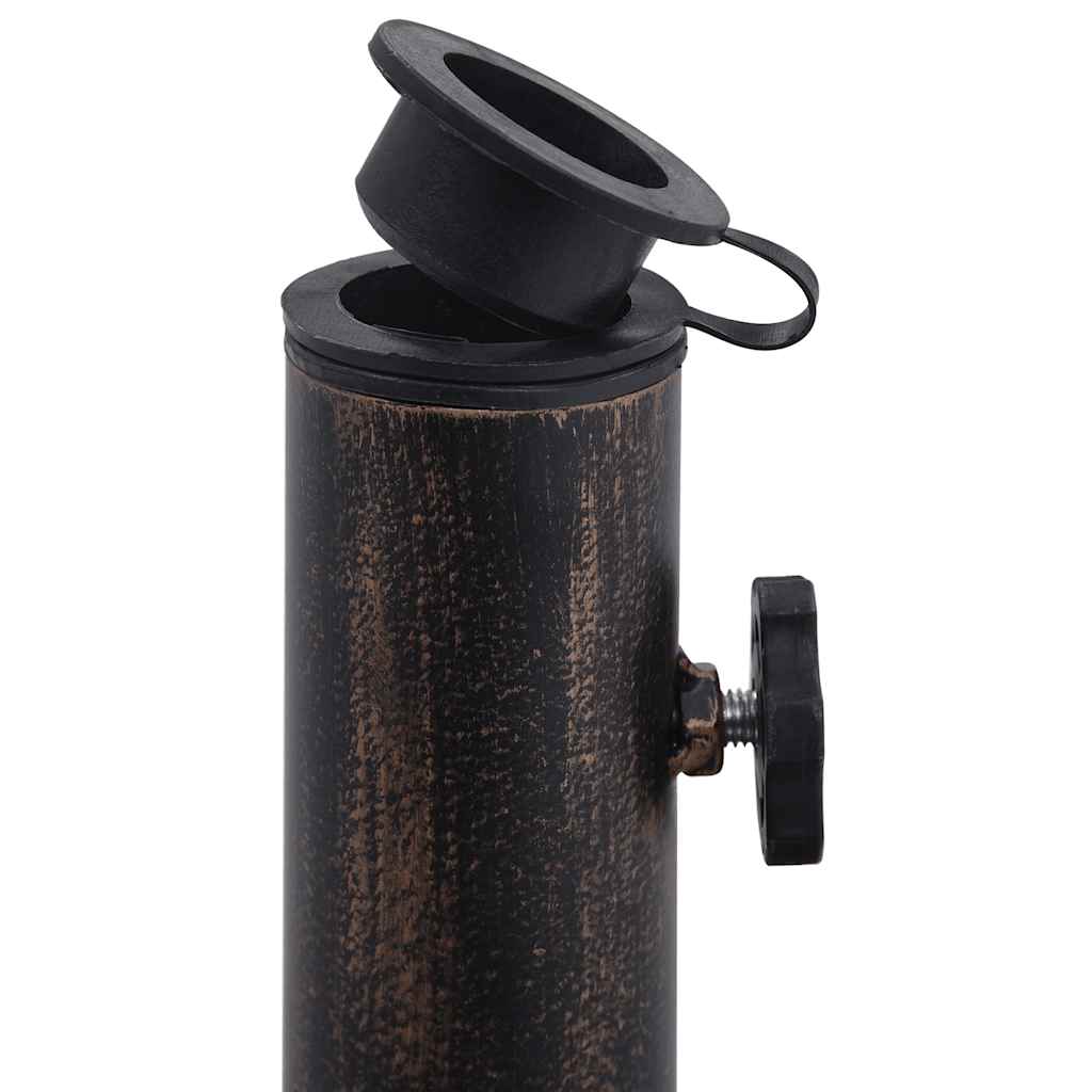 Base Ombrellone Bronzo 12 kg 48 cm in Ghisa | homemem39