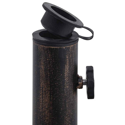 Base Ombrellone Bronzo 12 kg 48 cm in Ghisa | homemem39