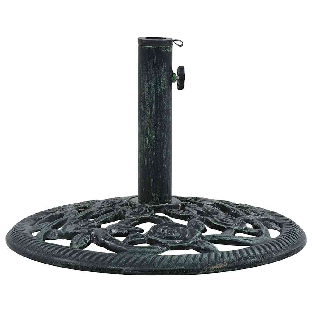Base Ombrellone Verde 9 kg 40 cm in Ghisa | homemem39