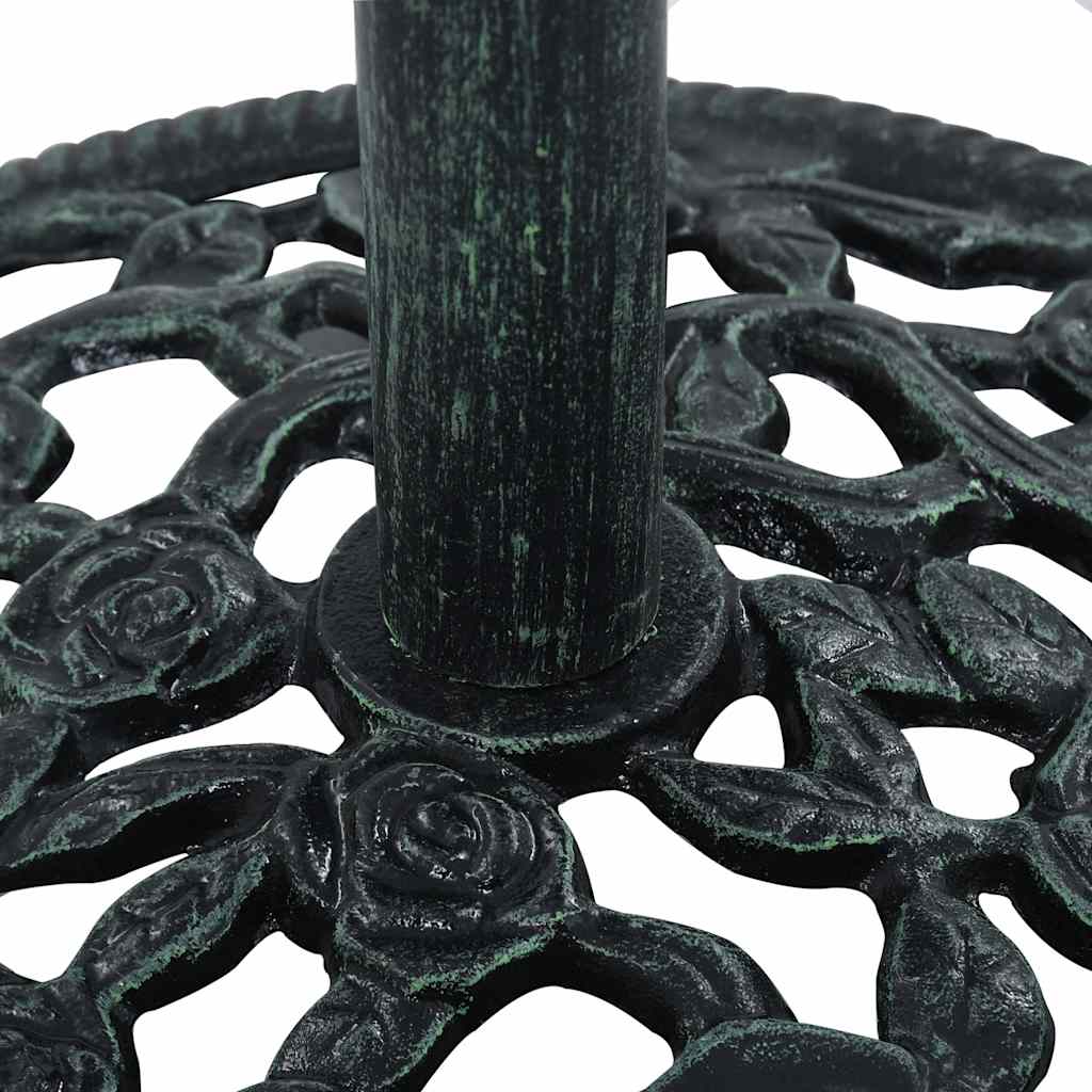 Base Ombrellone Verde 9 kg 40 cm in Ghisa | homemem39