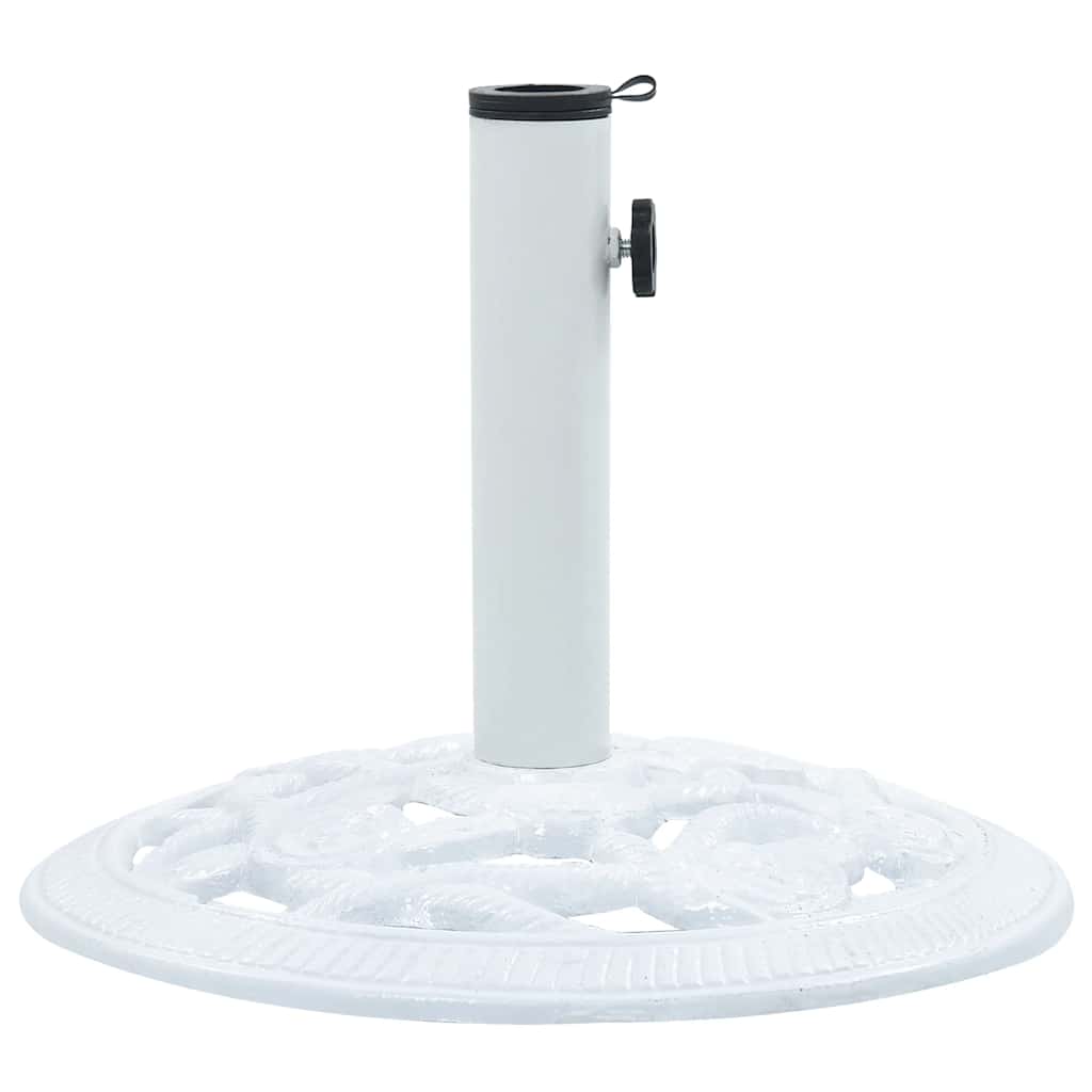 Base Ombrellone Bianca 9 kg 40 cm in Ghisa | homemem39