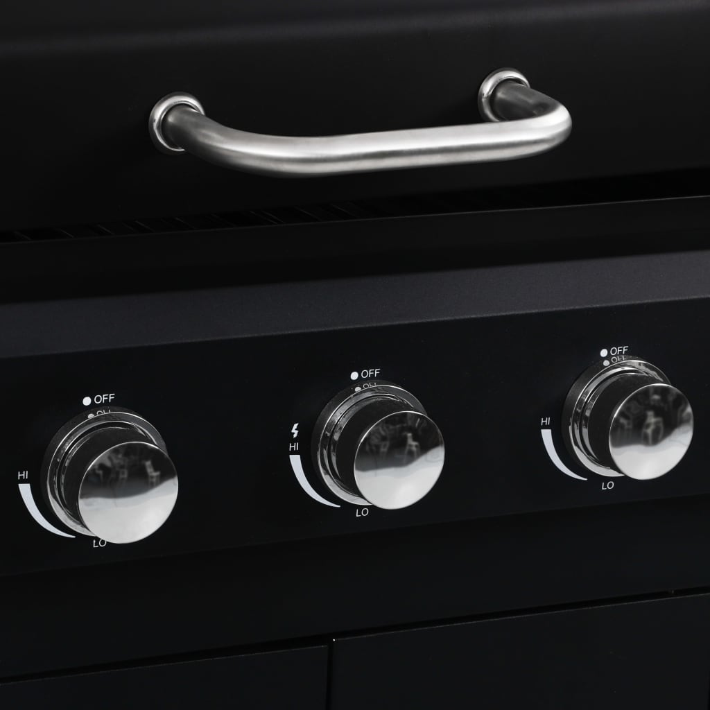 Barbecue Combinato Carbone e Gas 3 Fuochi - homemem39