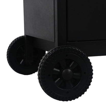 Barbecue Combinato Carbone e Gas 3 Fuochi - homemem39