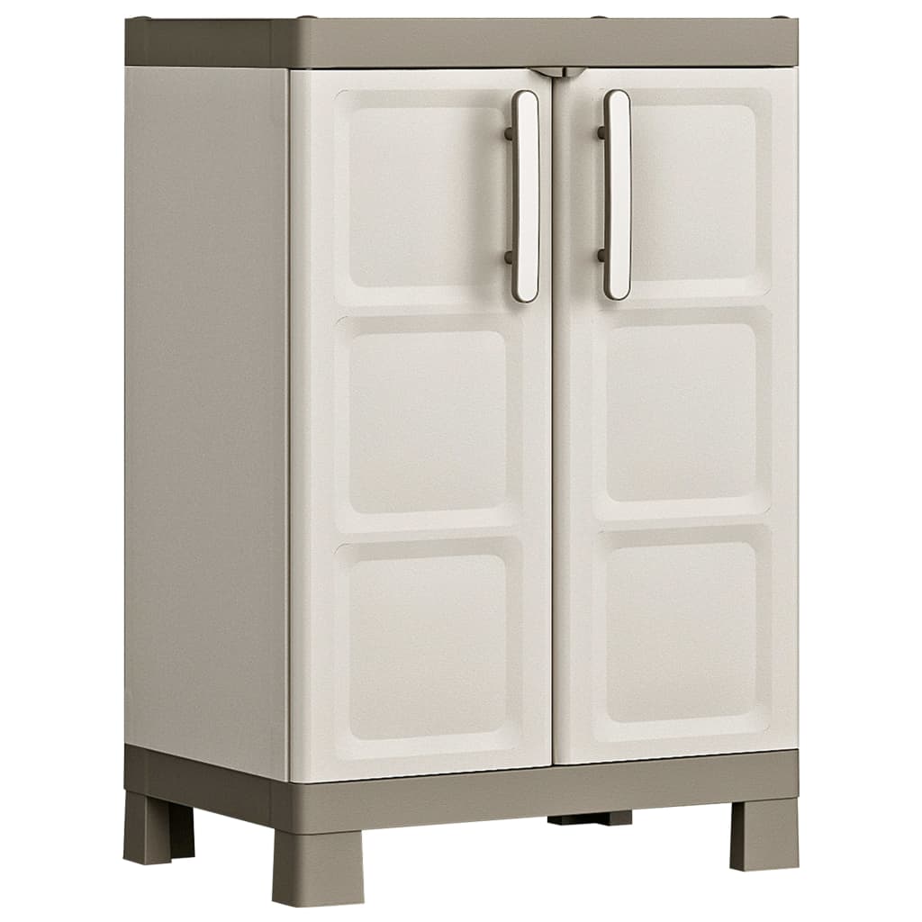 Armadietto Basso Excellence Beige e Talpa 97 cm