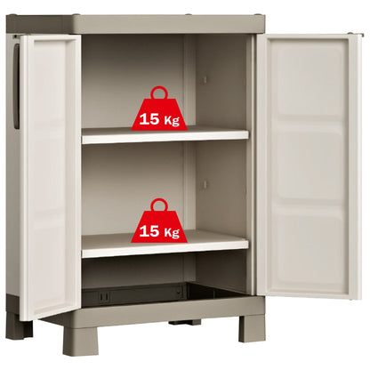 Armadietto Basso Excellence Beige e Talpa 97 cm | homemem39