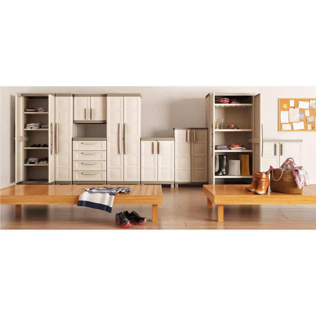 Armadietto Basso Excellence Beige e Talpa 97 cm | homemem39