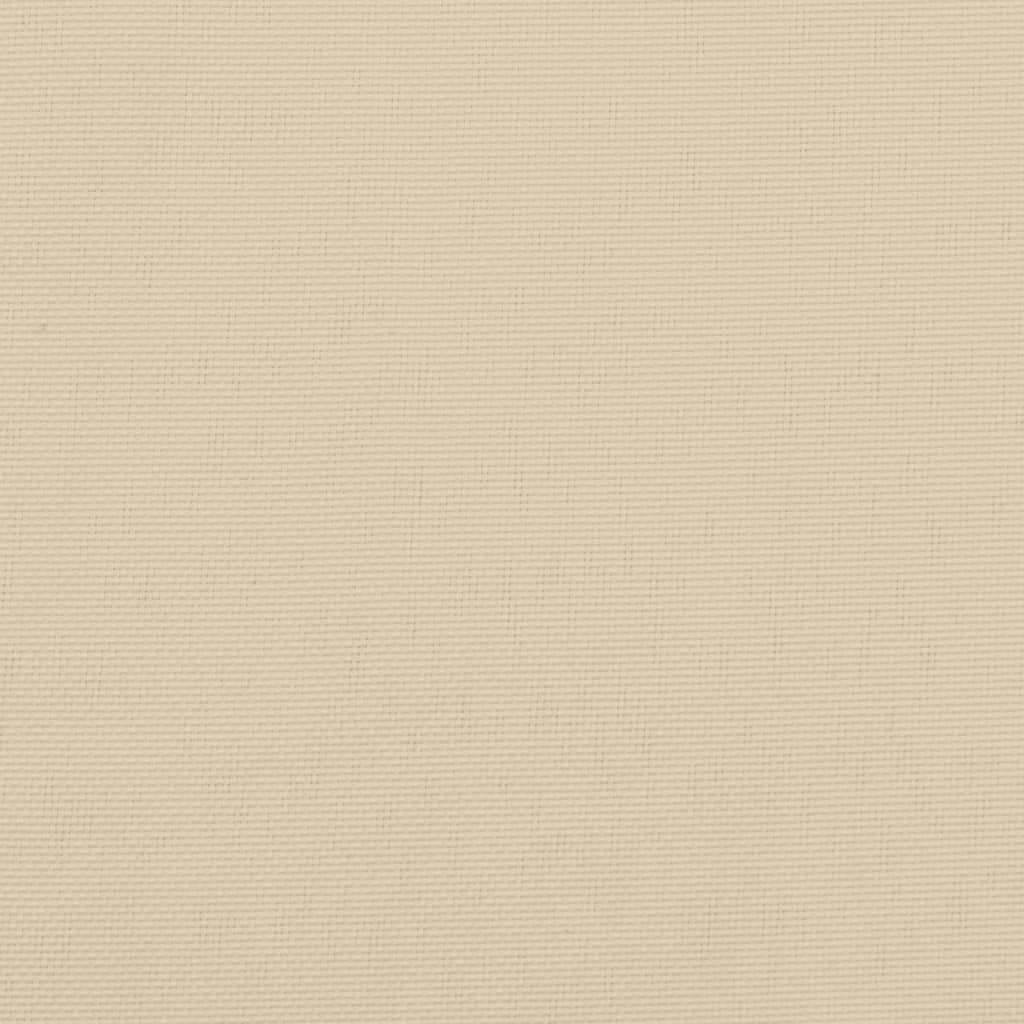 Cuscini per Sedie 2 pz Beige 120x50x3 cm in Tessuto - homemem39