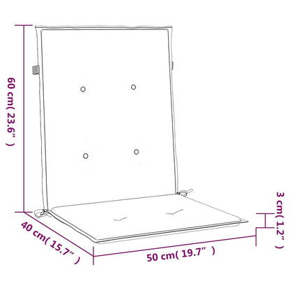 Cuscini per Sedia 4 pz Antracite Tessuto Oxford | homemem39