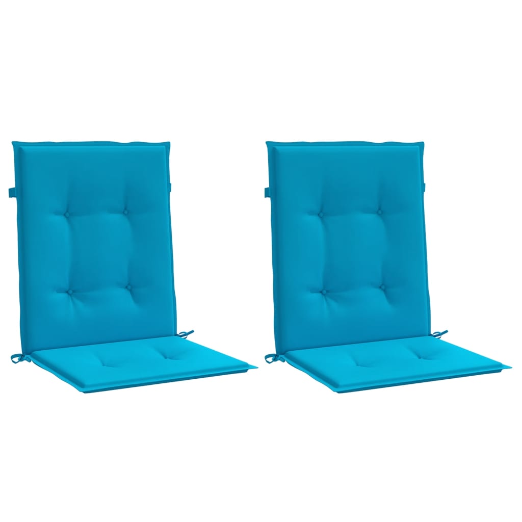 Cuscini per Sedia 2 pz Blu 100x50x3 cm in Tessuto Oxford - homemem39