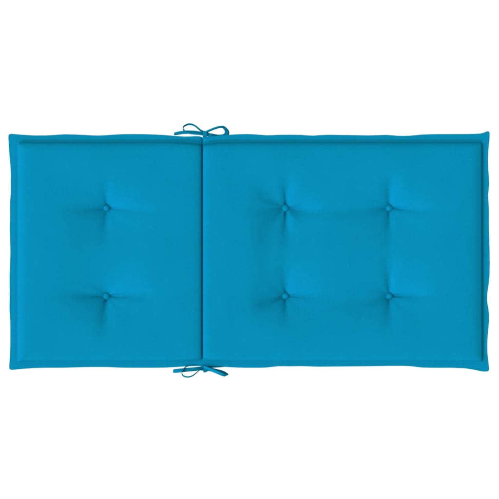 Cuscini per Sedia 2 pz Blu 100x50x3 cm in Tessuto Oxford - homemem39