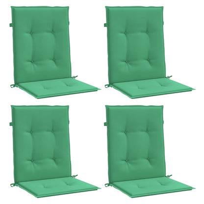 Cuscini per Sedia 4 pz Verdi 100x50x3 cm in Tessuto Oxford | homemem39