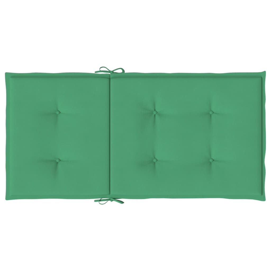 Cuscini per Sedia 4 pz Verdi 100x50x3 cm in Tessuto Oxford | homemem39