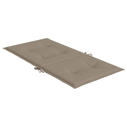 Cuscini per Sedia 2 pz Tortora 100x50x3 cm in Tessuto Oxford | homemem39