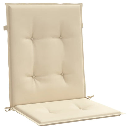 Cuscini per Sedia 2 pz Beige 100x50x3 cm in Tessuto Oxford | homemem39