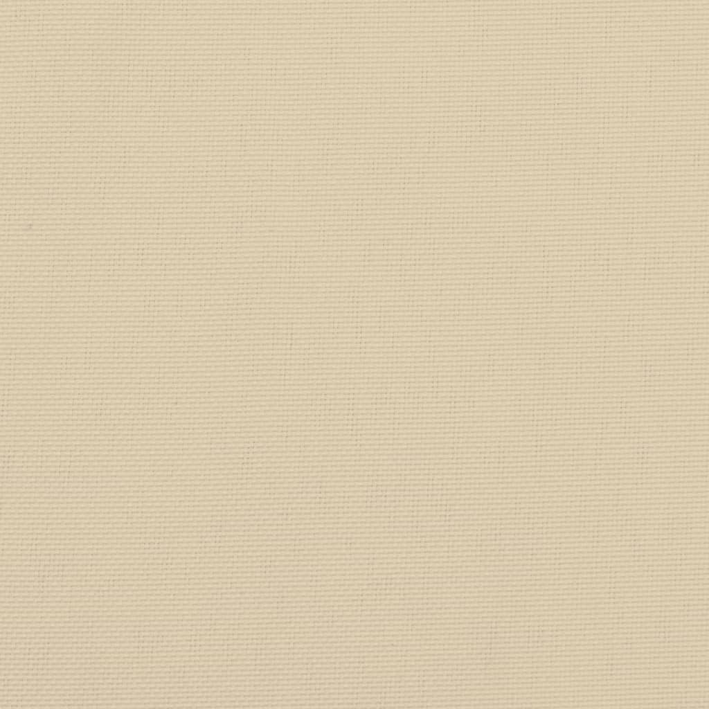 Cuscini per Sedia 2 pz Beige 100x50x3 cm in Tessuto Oxford