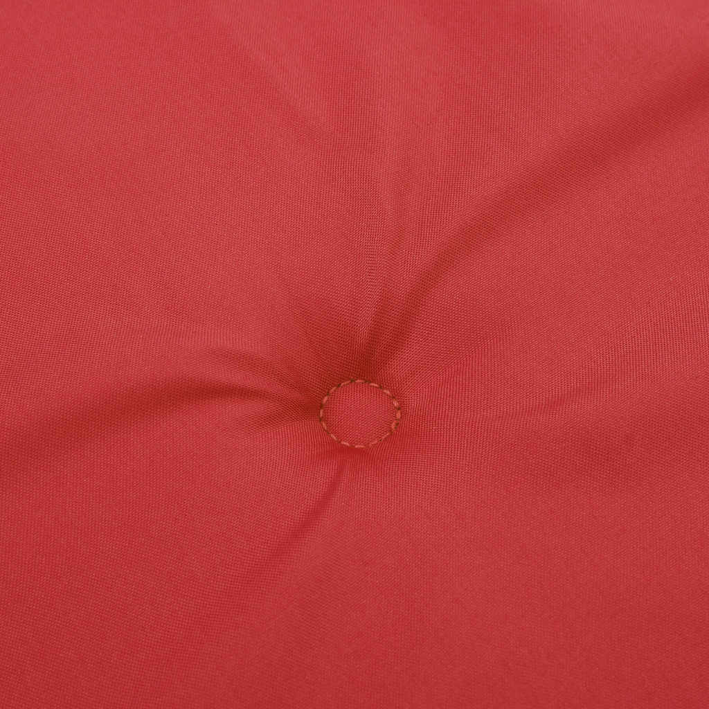 Cuscini per Sedia 4 pz Rossi 40x40x3 cm in Tessuto Oxford