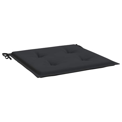 Cuscini per Sedia 4 pz Neri 40x40x4 cm in Tessuto Oxford | homemem39