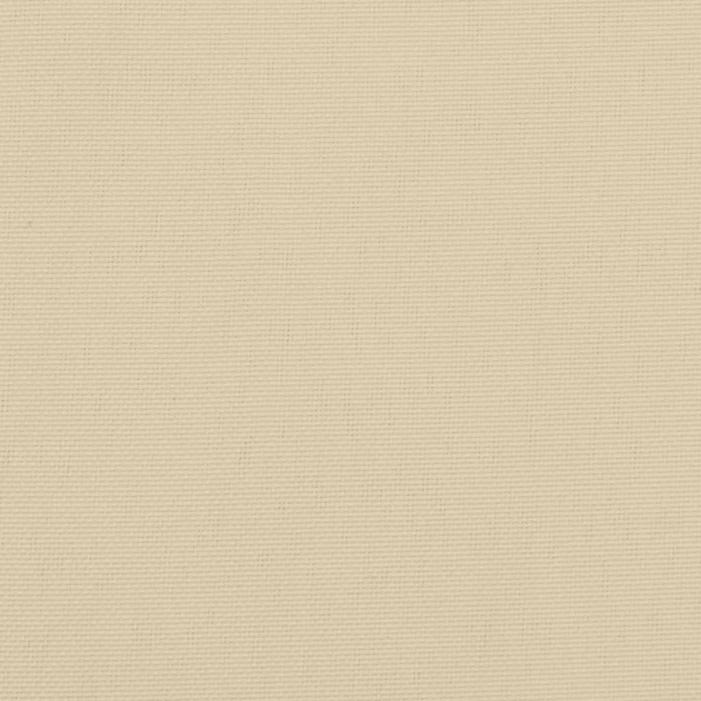 Cuscini per Sedia 4 pz Beige 40x40x3 cm in Tessuto Oxford