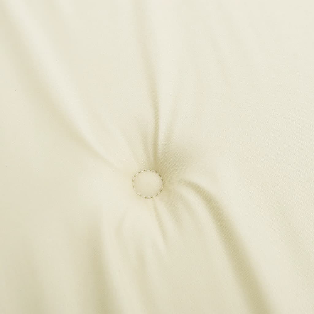 Cuscini per Sedia 2 pz Crema 50x50x4 cm in Tessuto Oxford | homemem39