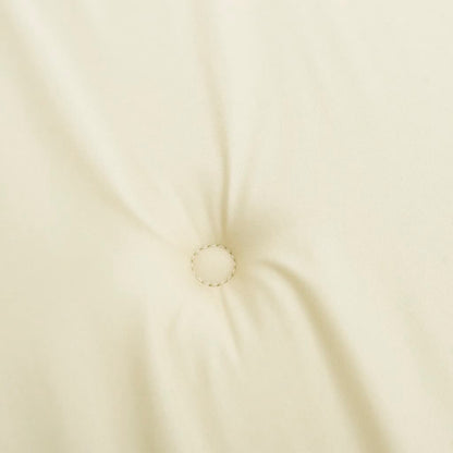 Cuscini per Sedia 2 pz Crema 50x50x4 cm in Tessuto Oxford | homemem39
