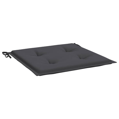 Cuscini per Sedia 2 pz Antracite 50x50x4 cm in Tessuto Oxford | homemem39
