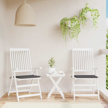 Cuscini per Sedia 2 pz Antracite 50x50x4 cm in Tessuto Oxford | homemem39