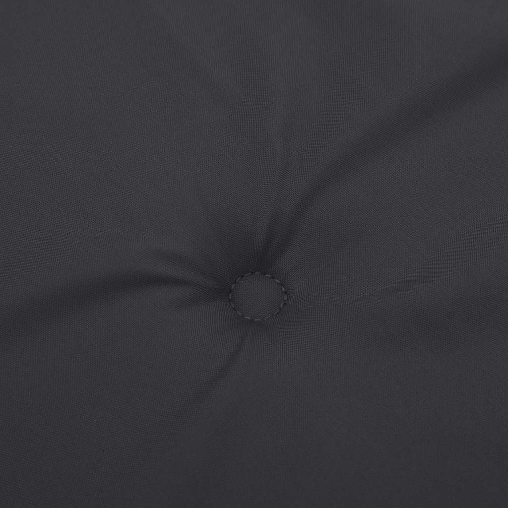 Cuscini per Sedia 2 pz Neri 50x50x4 cm in Tessuto Oxford