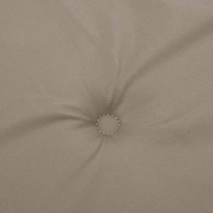 Cuscini per Sedia 2 pz Tortora 50x50x4 cm in Tessuto Oxford