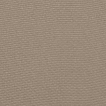 Cuscini per Sedia 2 pz Tortora 50x50x4 cm in Tessuto Oxford