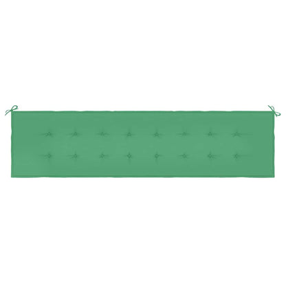 Cuscino per Panca Verde 200x50x3 cm in Tessuto Oxford