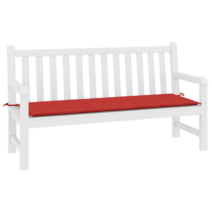 Cuscino per Panca Rosso 200x50x3 cm in Tessuto Oxford