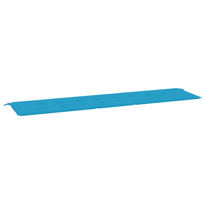 Cuscino per Panca Blu 200x50x3 cm in Tessuto Oxford | homemem39