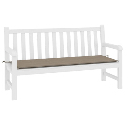 Dove Gray Bench Cushion 200x50x3 cm in Oxford Fabric